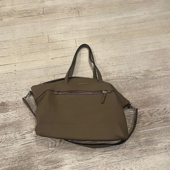 Vince camuto pebble taupe bag size 18/14 GC perfect for back to SCHOOL - Picture 2 of 16